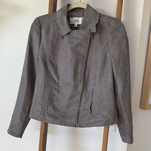 Jack by BB Dakota Women's Gray Suede Jacket